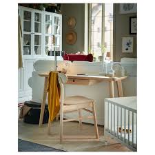 Lisabo Desk Ash Veneer 46 1 2x17 3 4 Ikea Ikea Desk Design Desk