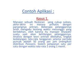 Soal Soal Latihan Teori Antrian Jurusan Teknik Industri Universitas Indonusa Oleh Emelia Sari Ppt Download