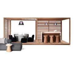 Zen Light Double Pavillons Von Exteta Architonic Pool Haus Produktdesign Poolhaus