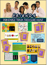 Sep 04, 2019 · printable halloween trivia. Friends Show Themed Party Games Based On The Hit Show Friends