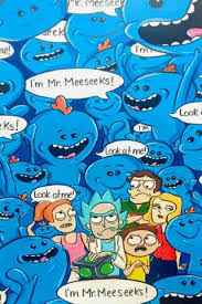 Mr Meeseeks Wallpaper Download To Your Mobile From Phoneky