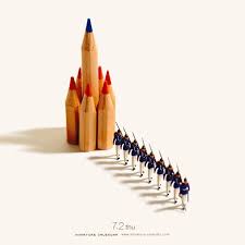 Little People Project Miniature Calendar Miniature Art Everyday Objects