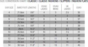 Ugg Sizing Chart Home Decorating Ideas Interior Design