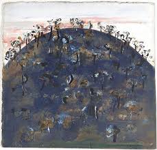 Hillock 1965 By Fred Williams Fred Williams Australian Art Abstract Painting