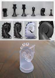 Duchamp S Lost Chess Set 3d Printing Diy Chess Set Prints