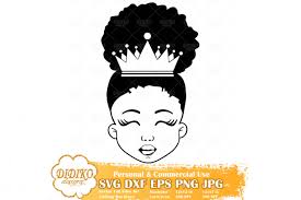 Free Free 213 Black Baby Princess Svg SVG PNG EPS DXF File