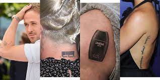 Scarlett johansson's rose vine and lamb back tats: Crazy Celebrity Tattoos Funny Bad Celeb Tattoo Photos