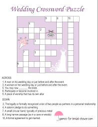 The crossword solver found 20 answers to the wedding ring material crossword clue. Printable Wedding Crossword