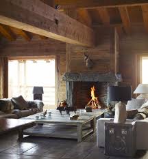 1001 Conseils Et Idees Pour Amenager Un Salon Rustique Decoration Interieure Chalet Residences De Luxe Et Decoration Chalet