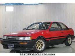 The interior of this 86 is in very good condition. Used 1985 Toyota Corolla Levin 1 6 Gt Apex E Ae86 For Sale Bg165669 Be Forward