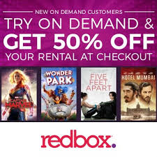 Redbox On Demand 50 Off Your First Rental Redbox Baseball Cards Streaming