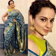 Kangana Ranaut S Undying Love For The Traditional Indian Silk Saree Bridaltweet Wedding Forum Vendor Directory Actress kangana ranaut looks damn bold and cutey beauty in these saree pic.