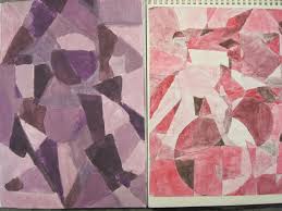 Scheming With Color This Is An Element Of Value Project The Goal Is For Students To Create An Abstract Geometric C Abstract Elements Of Art Abstract Artwork