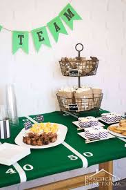 This combination is elegant and extravagant and references the popular story of the great gatsby which includes many posh soirees. Football Party Ideas Food Decorations More Practically Functional