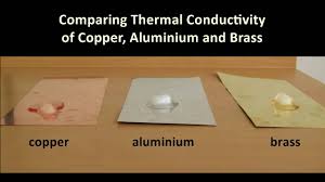 Comparing Thermal Conductivity Of Copper Aluminium And Brass Ice Melting