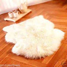 Black And White Sheepskin Rug Genuine Single Sheepskin Rug Sheep Skin Fur Pelt Big White Color Hair With Images Sheepskin Rug Faux Sheepskin Rug White Sheepskin Rug