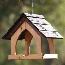 Gothic Hanging Bird Table Bird Tables Wood Bird Feeder Bird House Feeder