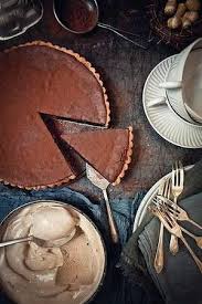 Choc Tart With Italian Coffee Icecream Chocolate Tart Food Eat Dessert