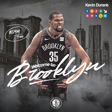 Kevin durant is now a member of the brooklyn nets which means it only makes sense that he gets it looks pretty close to a nets jersey and while it may not be an official brooklyn colorway, the parallels are pretty obvious. Kevin Durant Nets Wallpapers Wallpaper Cave
