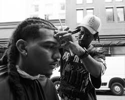 Who is who? Is it Aaron Pierre or is it Corelle Rouse @aaron_pierre1 x  @thecorellerouse #Barber #Actor #Lookalike #Doppleganger #Fitness #Health  #BlackMen