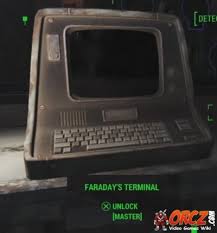 This achievement is worth 30 gamerscore. Fallout 4 Faraday S Terminal Orcz Com The Video Games Wiki