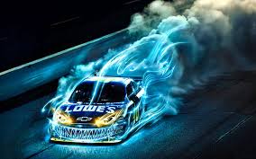 Amazon second chance pass it on, trade it in, give it a second life Drift Racing Hd Lowe S Chevrolet Racing Car With Smoke And Blue Flame Wallpaper Hd Wallpaper Wallpaperbetter