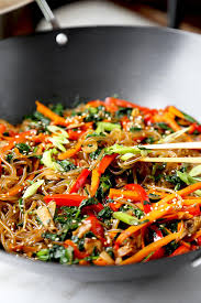 Easy, quick, and very good. Easy Japchae Korean Glass Noodles Pickled Plum Easy Asian Recipes