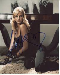 KAROLINA KURKOVA Signed 8x10 Sexy Catlike Photo Victorias Secret Model  wCOA