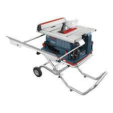 Bosch Gts1041a 09 Reaxx 10 Worksite Table Saw W Active Response Technology Gravity Rise Stand Outfeed Support Ace Tool Ferramentas Marcenaria
