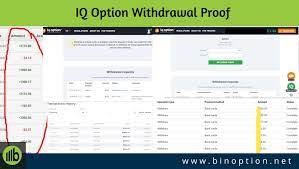 Iq Option Withdrawal Proof Option Strategies Online Trading Options Trading Strategies