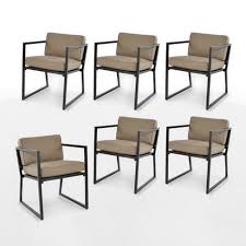 Modern 6pk Patio Dining Chair Tan Project 62 Target Dining Chairs Patio Dining Patio Dining Chairs