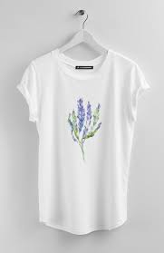 Lavender Flower Tshirt Hotterbay Print Clothes Direct To Garment Printer Lavender Flowers