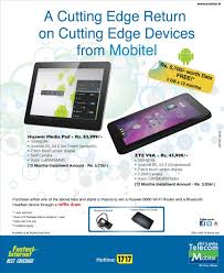 Mobitel Introduces The Device Offer For The Month Of July Touch Screen Display Visual Identity Voice Call