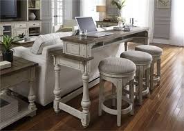 Morgan Creek 4 Piece Console Table Set In Antique White Finish With Wire Brushed Tobacco Accents By Liberty Furniture 498 Ot 4pcs Liberty Furniture Furniture Industrial Furniture