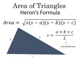 Area Of Triangle Poster Pythagorean S Theorem Herons Sas Walls That Teach Pythagorean Theorem Theorems Teaching