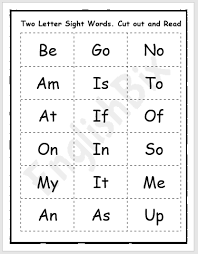One of the main reasons kids struggle to sound out words is they lack the executive function don't move on to sound #3 until the first two have been blended. Two Letter Words Activity Workbook For Kids Englishbix