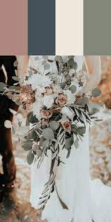 Check spelling or type a new query. Dusty Blush Dusty Blue Off White Eucalyptus Bouquet Color Palettes To Show To Your Florist Rose Gold Wedding Inspiration Rose Gold Wedding Wedding Bouquets