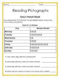 Reading Pictographs Tony S Pencil Stand Free Math Lessons Math Second Grade Math