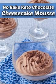 This Keto Chocolate Mousse With Cream Cheese Is An Easy No Bake Low Carb Dessert It S A Simple Low Carb Ch In 2021 Low Carb Desserts Keto Dessert Recipes Keto Dessert