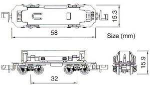 powered motorized chassis 58mm b train shorty commuter 2 kato nゲージ ゲージ