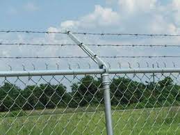 A tight grid of wires nailed securely on sturdy posts can keep something as small as a rabbit out and or keep an animal as big as a horse in. Barbed Wire Fence Types Of Galvanized And Pvc Barbed Wire