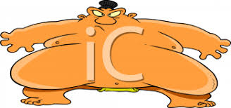 Check spelling or type a new query. Cartoon Of A Really Fat Sumo Wrestler Royalty Free Clipart Picture