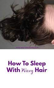 How To Sleep On Wavy Hair Overnight Without Ruining It How To Pineapple Your Hair Sleep In The Crunch Wavy Hair Overnight Wavy Hair Care Wavy Hair With Braid