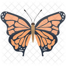 Download Monarch Butterfly Icon Of Colored Outline Style Available In Svg Png Eps Ai Icon Fonts PSD Mockup Templates