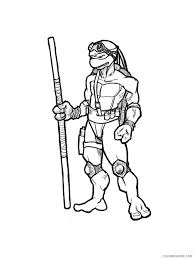 Of the four ninja turtles the first one is leonardo, the leader of the group, recognized for his blue headband and two ninjatõ, the most serious of the group and the closest to splinter, and donatello, wearing a headband of his. Teenage Mutant Ninja Turtles Coloring Pages Cartoons Donatello 6 Printable 2020 6205 Coloring4free Coloring4free Com