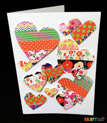 Check out several different ways to use washi tape in card making! 5 Easy 10 Minute Washi Tape Valentine Cards Craft With Sarah
