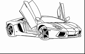 Süper hızlı spor araba aventador efsane olma yolunda ilerliyor. Lamborghini Boyama Resmi