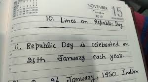 10 Lines On Republic Day In India In English Youtube Listed are some of the popular essays in hindi as well as in essays in hindi. 10 lines on republic day in india in english