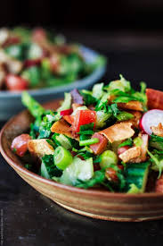 Fattoush Salad Recipe The Mediterranean Dish Fattoush Salad Mediterranean Dishes Mediterranean Recipes