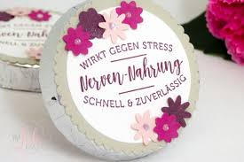 Vor allem, wenn man aufgeregt ist. Eine Kleine Portion Nervennahrung Stampin Up Kleiner Wunscherfuller Nervennahrung Geldgeschenke Basteln Geschenke